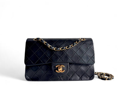 CHANEL Lambskin Timeless Classic Double Flap Bag