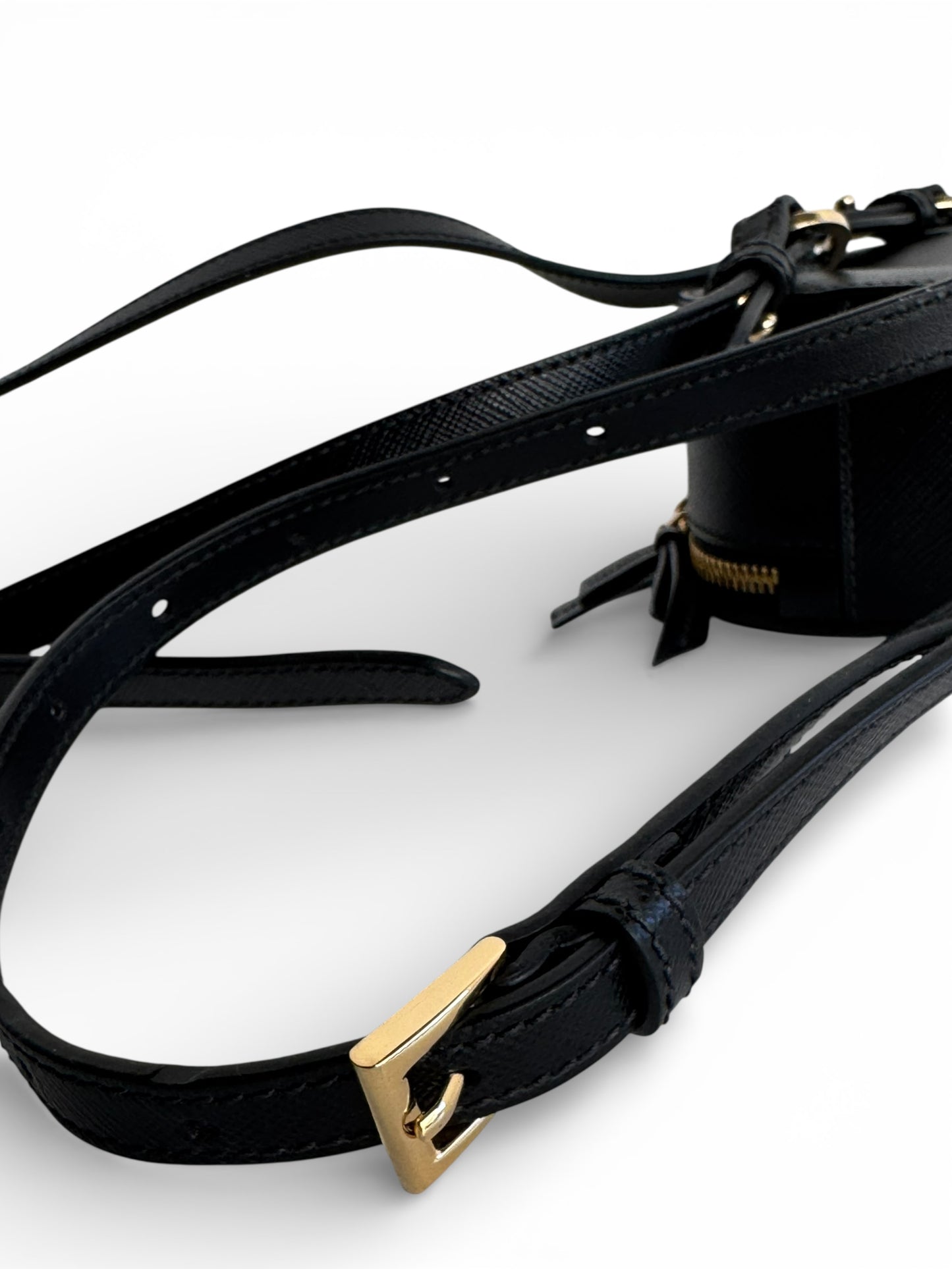 PRADA Saffiano Lux Mini Odette Backpack