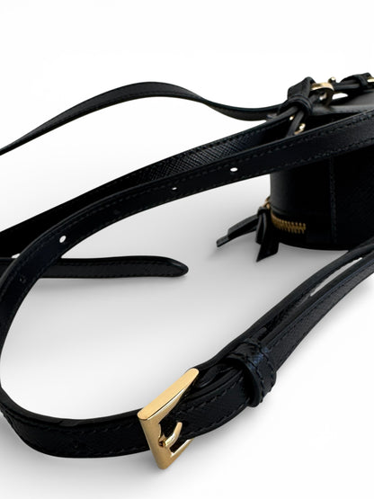 PRADA Saffiano Lux Mini Odette Backpack