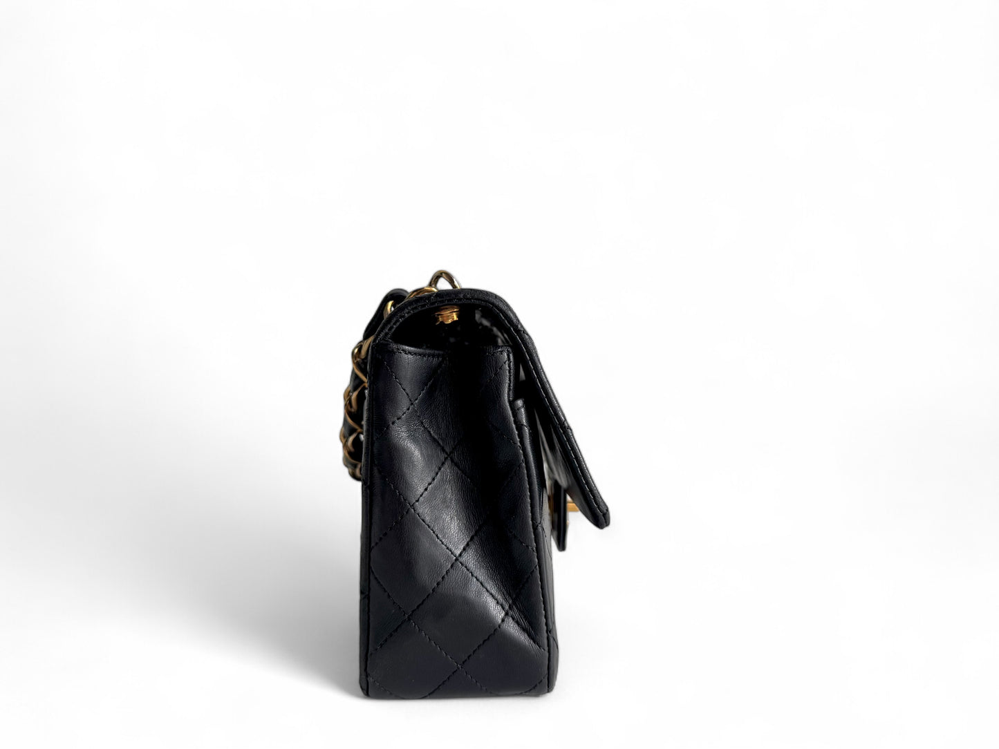 Chanel Lambskin Matelasse Flap Chain Handle Bag