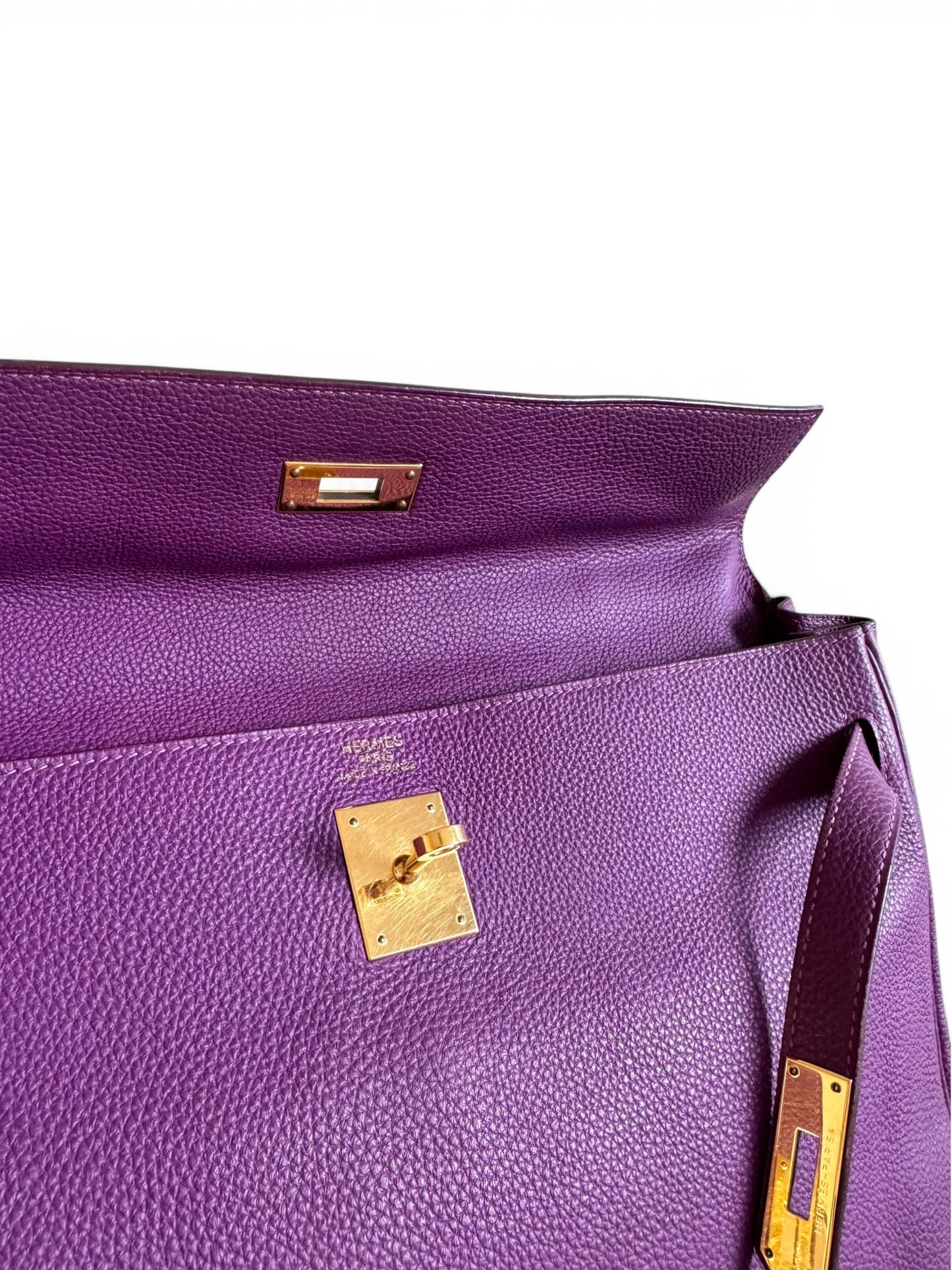 HERMES Kelly 35 Clemence Anemone