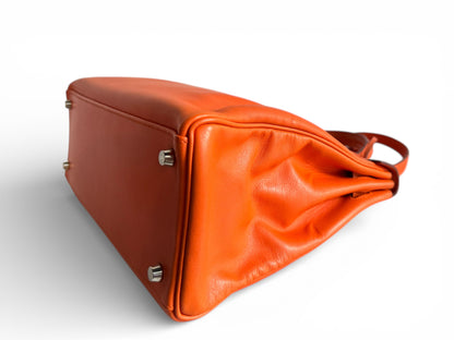 HERMÈS Kelly 32 Gulliver Orange