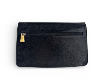 CHANEL Caviar Timeless CC Wallet On Chain WOC