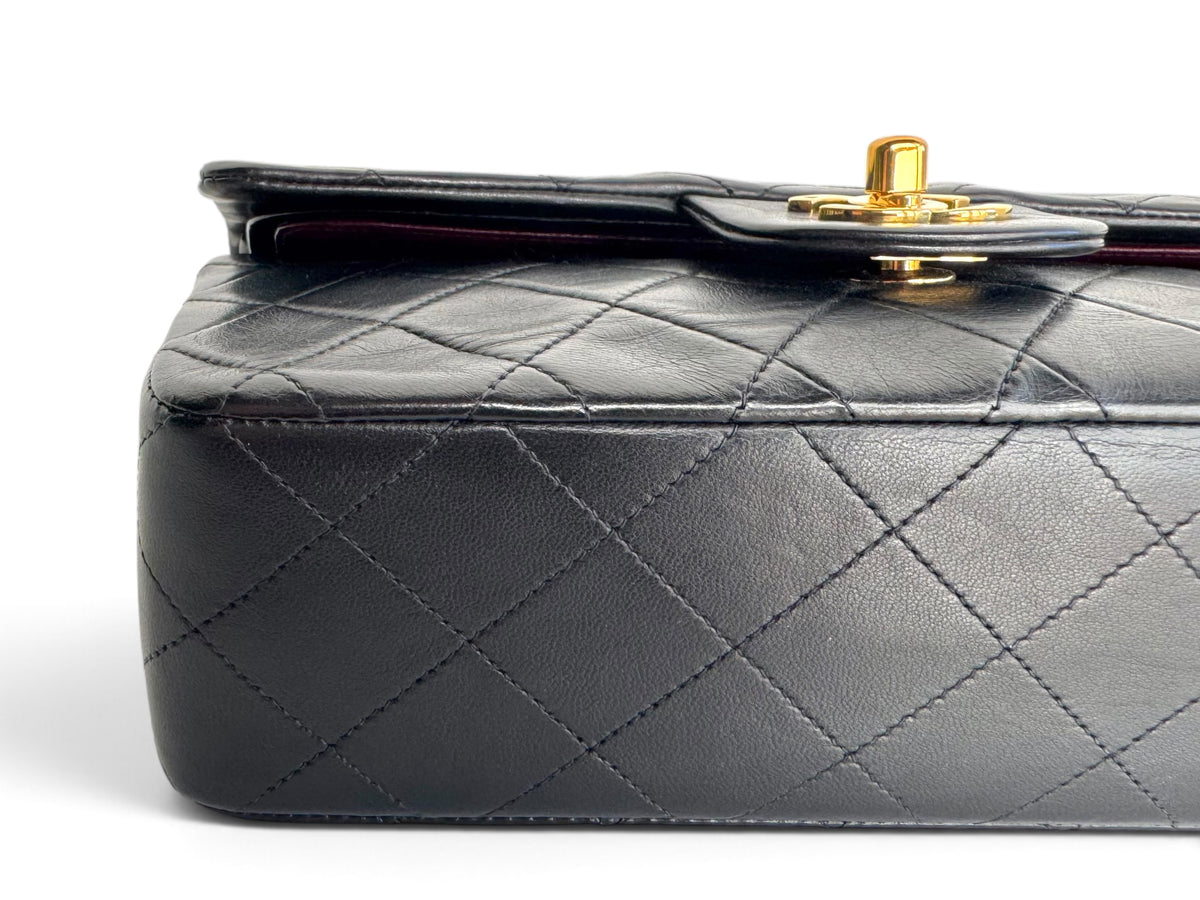 CHANEL Lambskin Quilted Small Double Flap