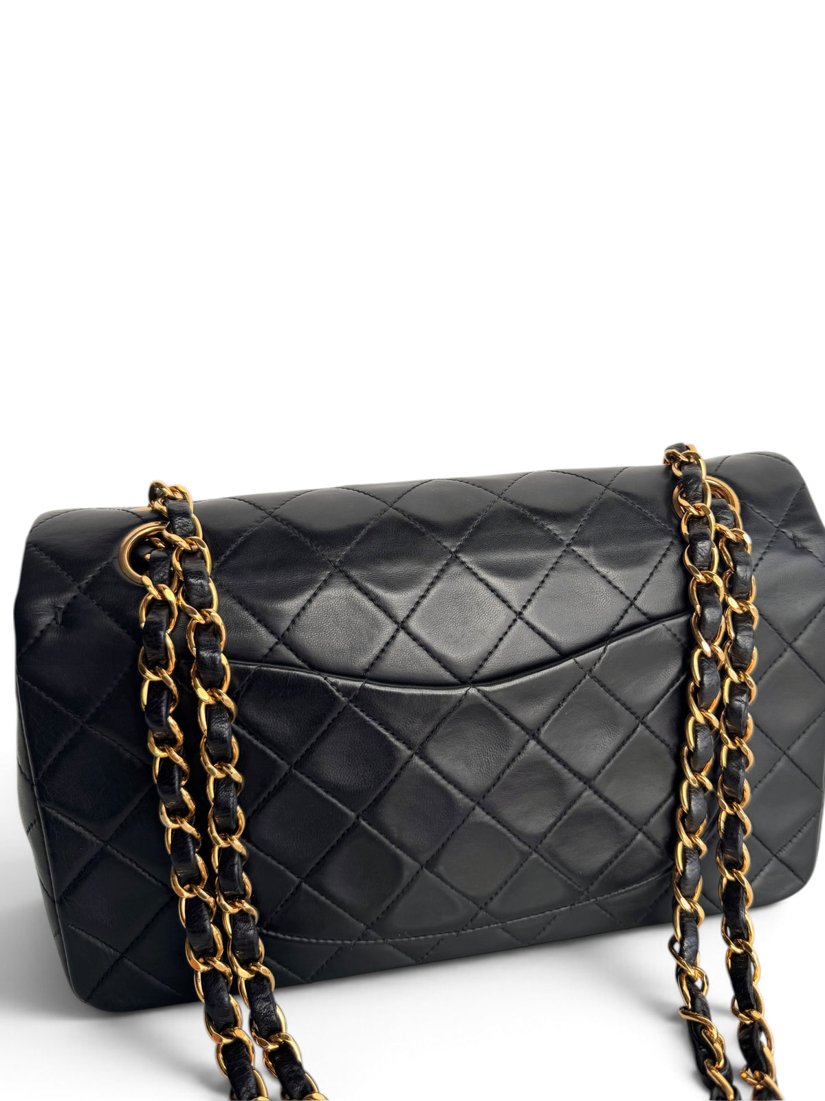 CHANEL Lambskin Quilted Small Double Flap