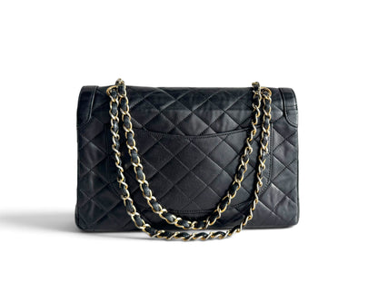CHANEL Lambskin Quilted Medium Double Flap