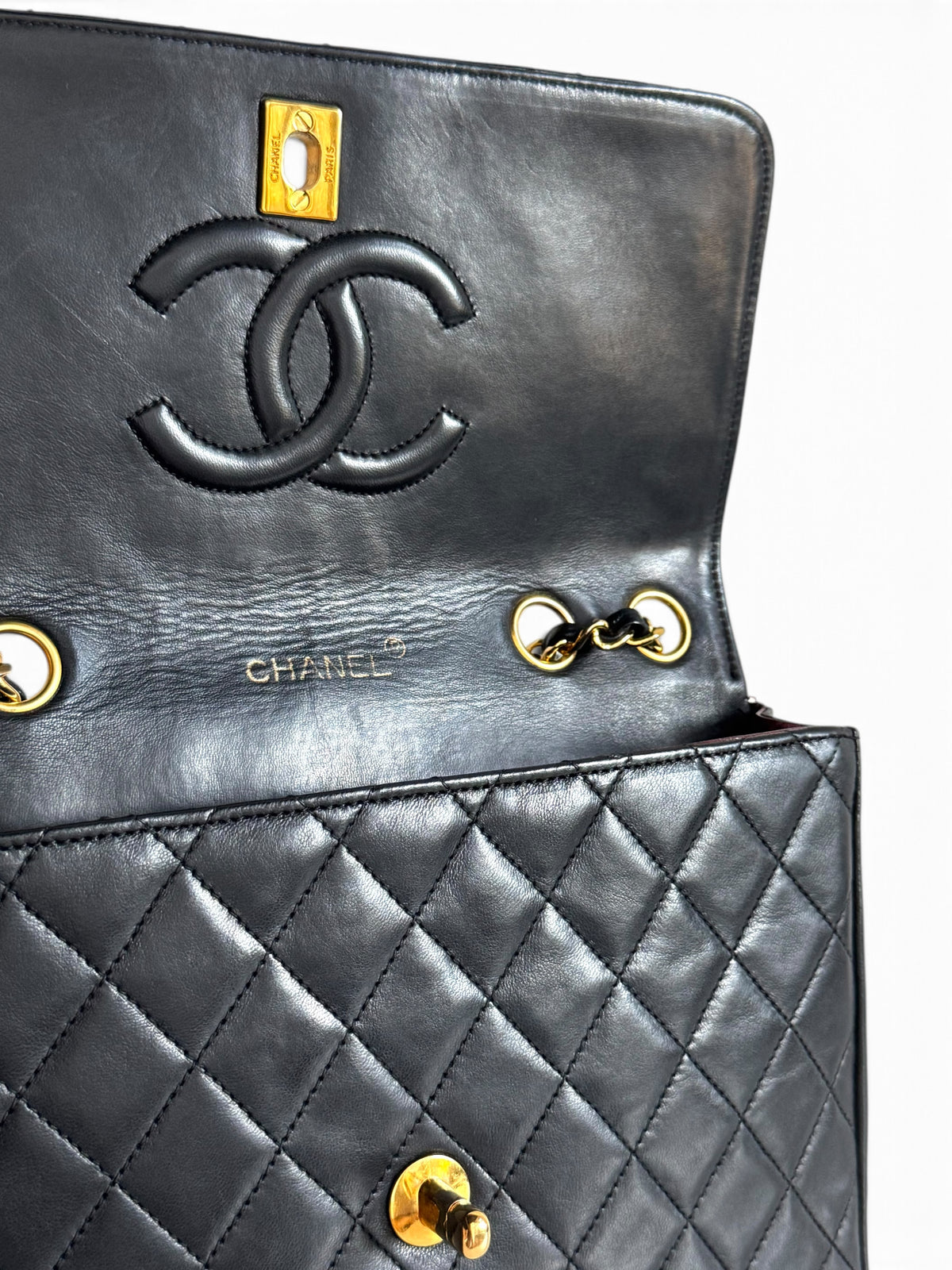 Chanel Vintage Lambskin Flap Bag