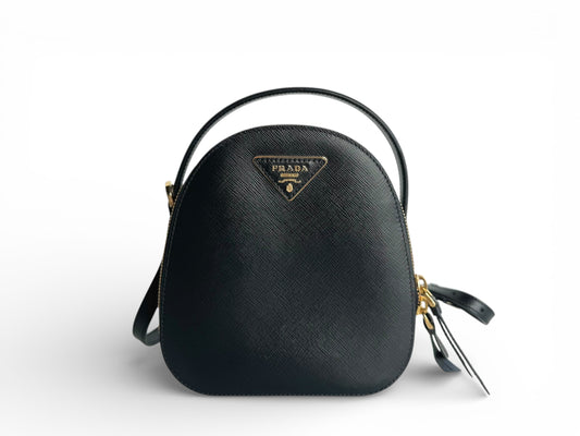 PRADA Saffiano Lux Mini Odette Backpack