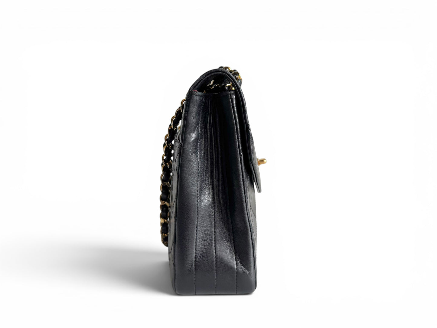 CHANEL Lambskin Quilted Medium Single Flap