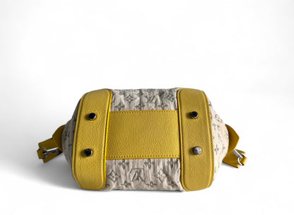 LOUIS VUITTON Monogram Denim Pochette Round Bag