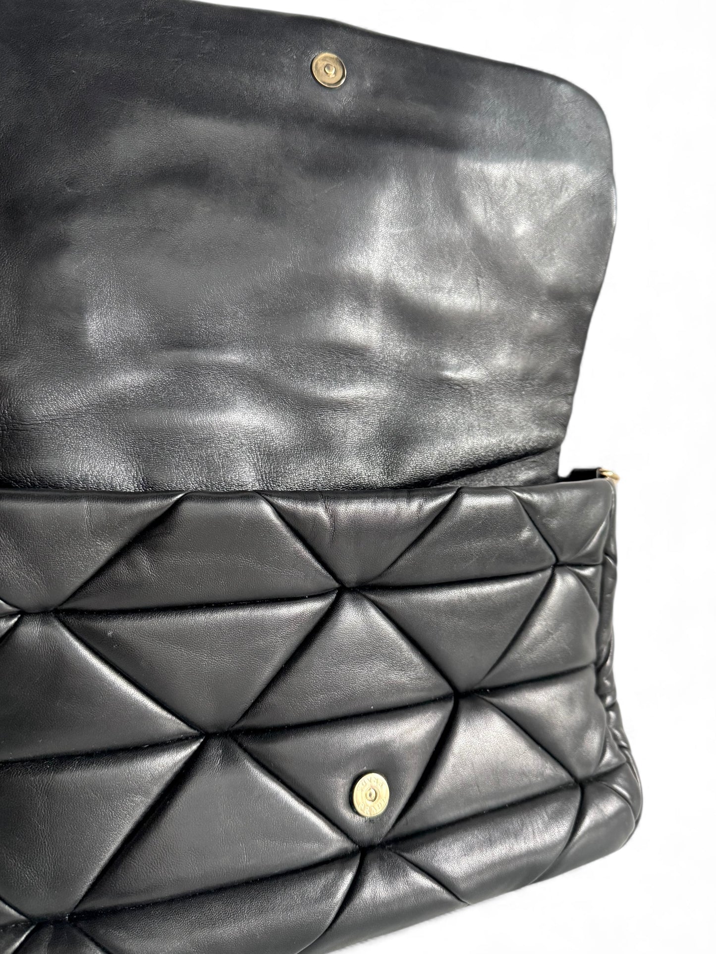 PRADA System Nappa Leather Patchwork Bag