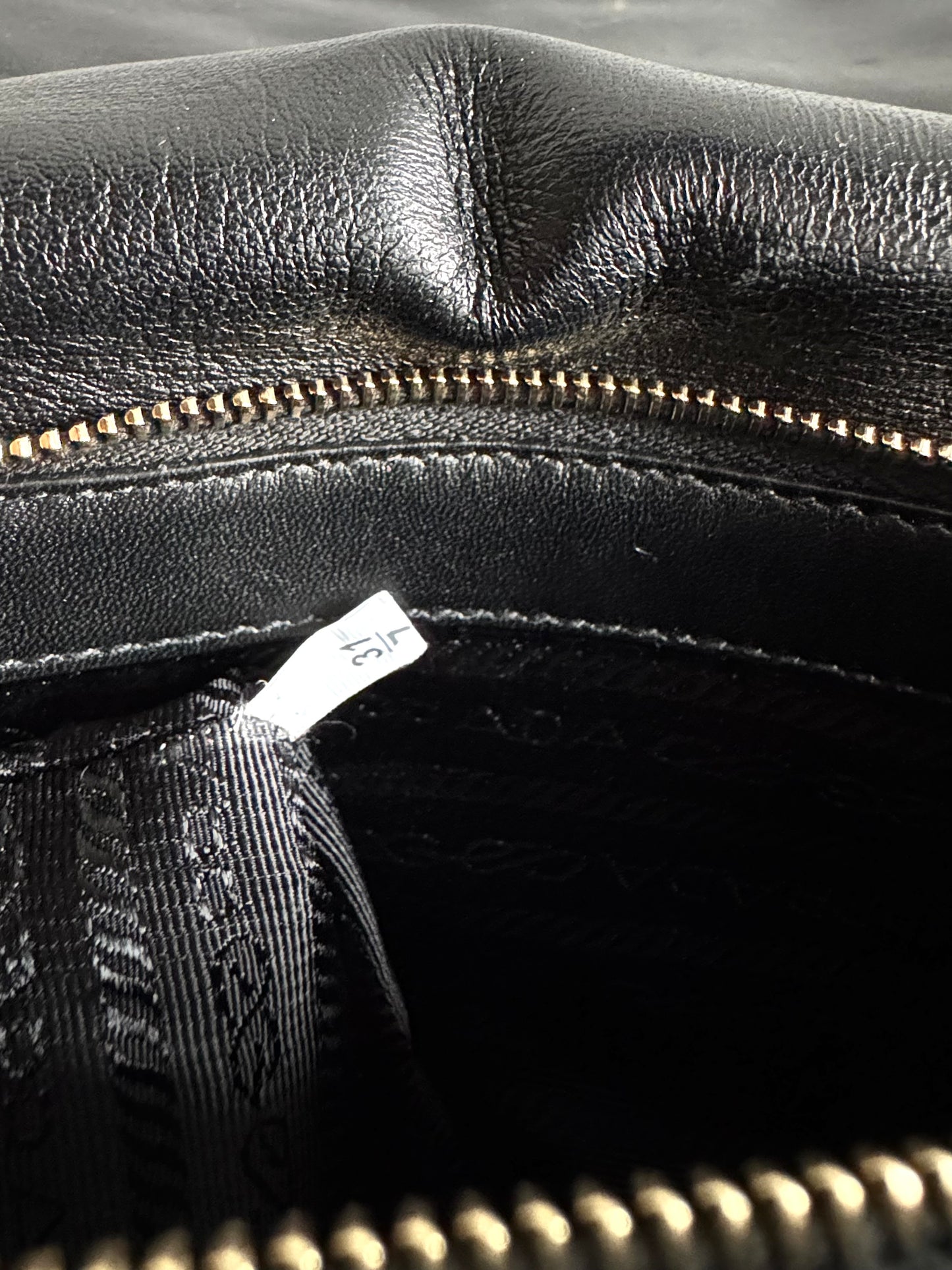 PRADA System Nappa Leather Patchwork Bag