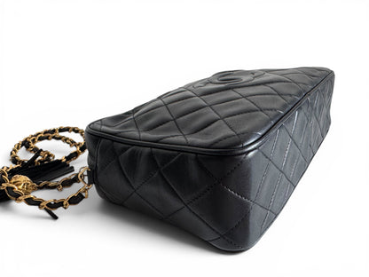 CHANEL Quilted Small Diamond CC Camera Bag
