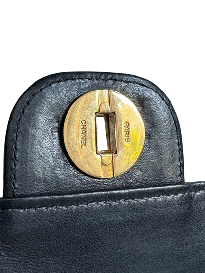 CHANEL Lambskin Medium Mademoiselle Double Flap