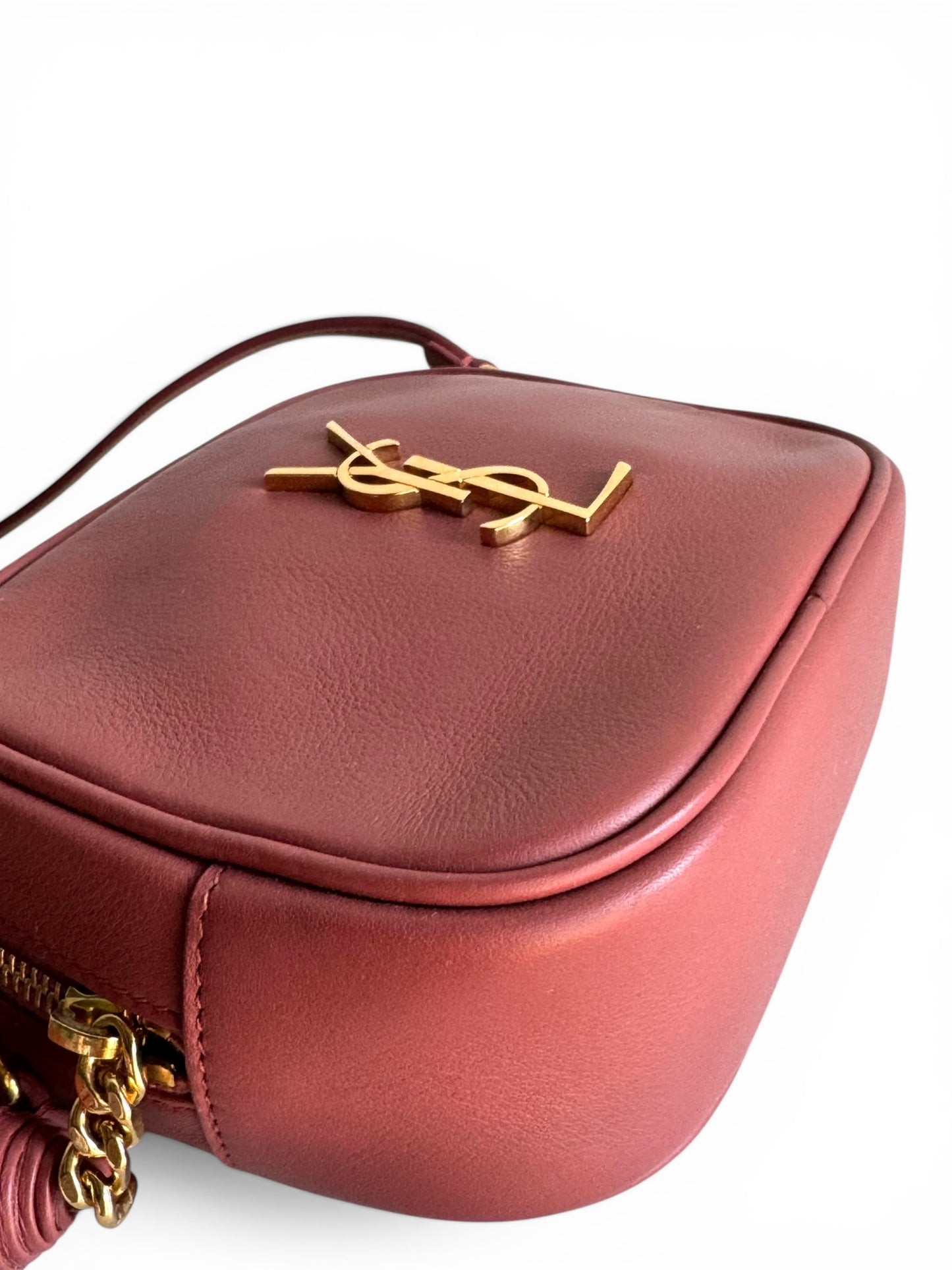 SAINT LAURENT Nappa Monogram Blogger Bag