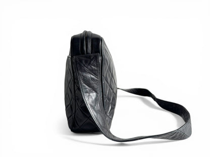 CHANEL Lambskin Quilted CC Tassel Camera Case