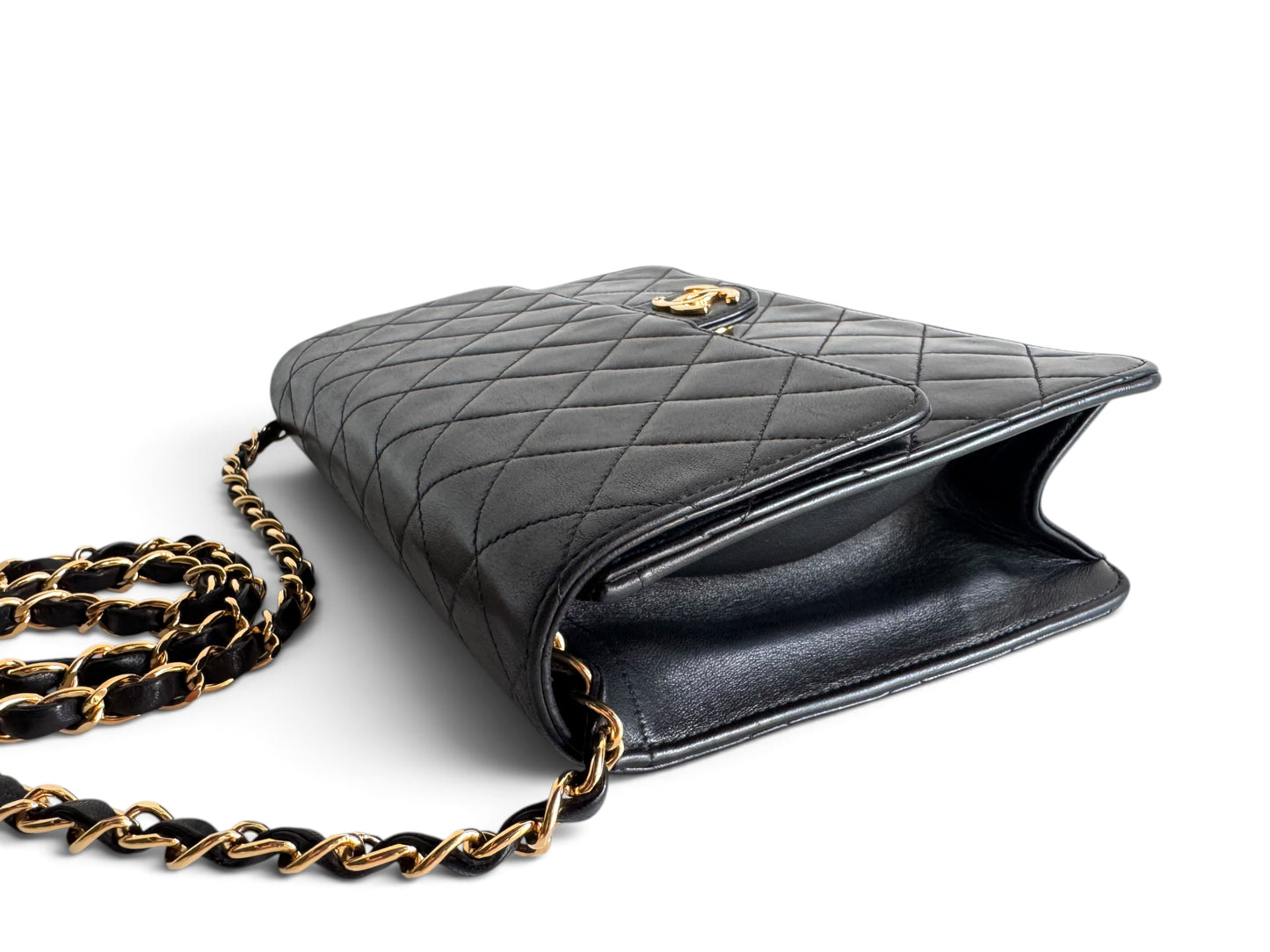 CHANEL Lambskin Quilted Timeless Single Flap
