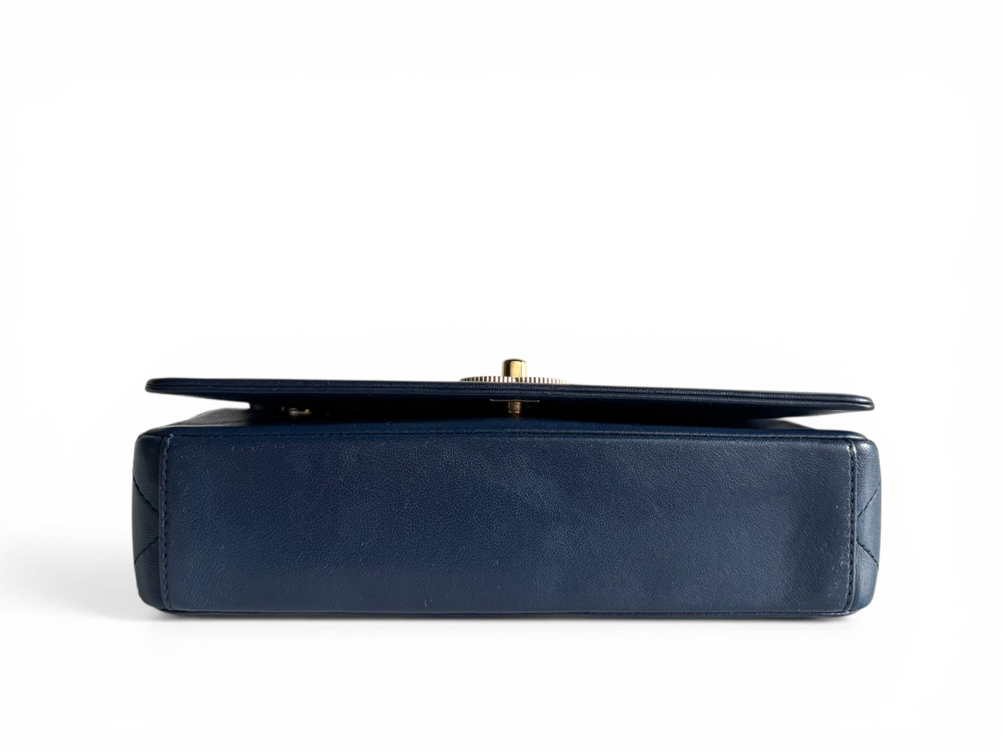 CHANEL Sheepskin Quilted Mademoiselle Flap Bag Tasche