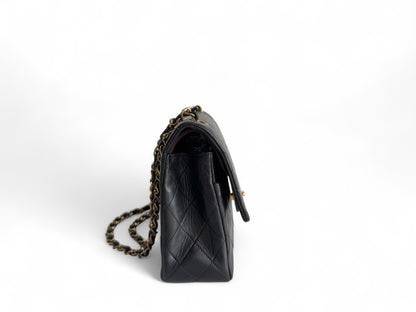 CHANEL Matelasse Double Flap Bag Black