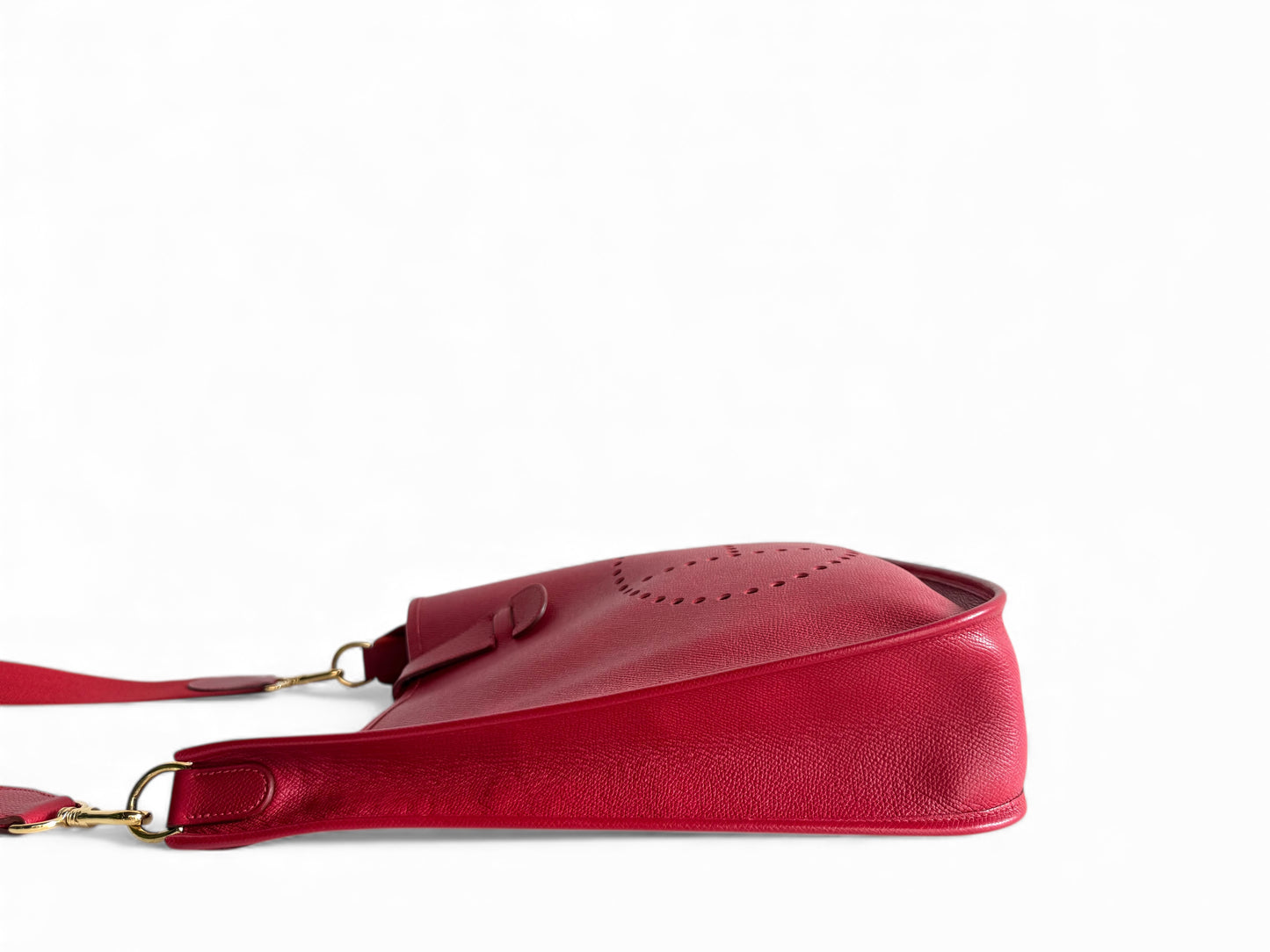 HERMES Courchevel Evelyne GM Rouge