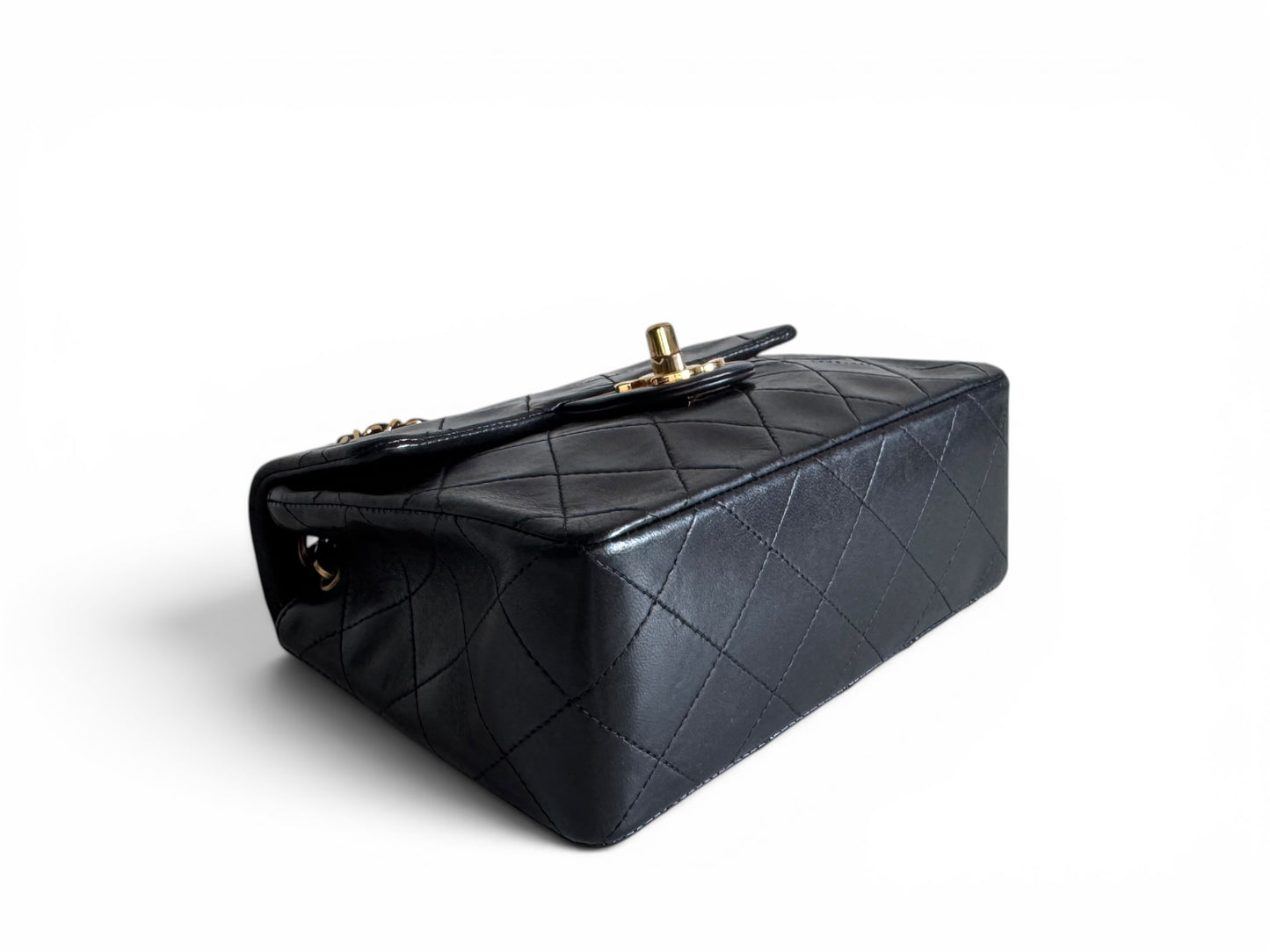CHANEL Lambskin Quilted Mini Flap Bag