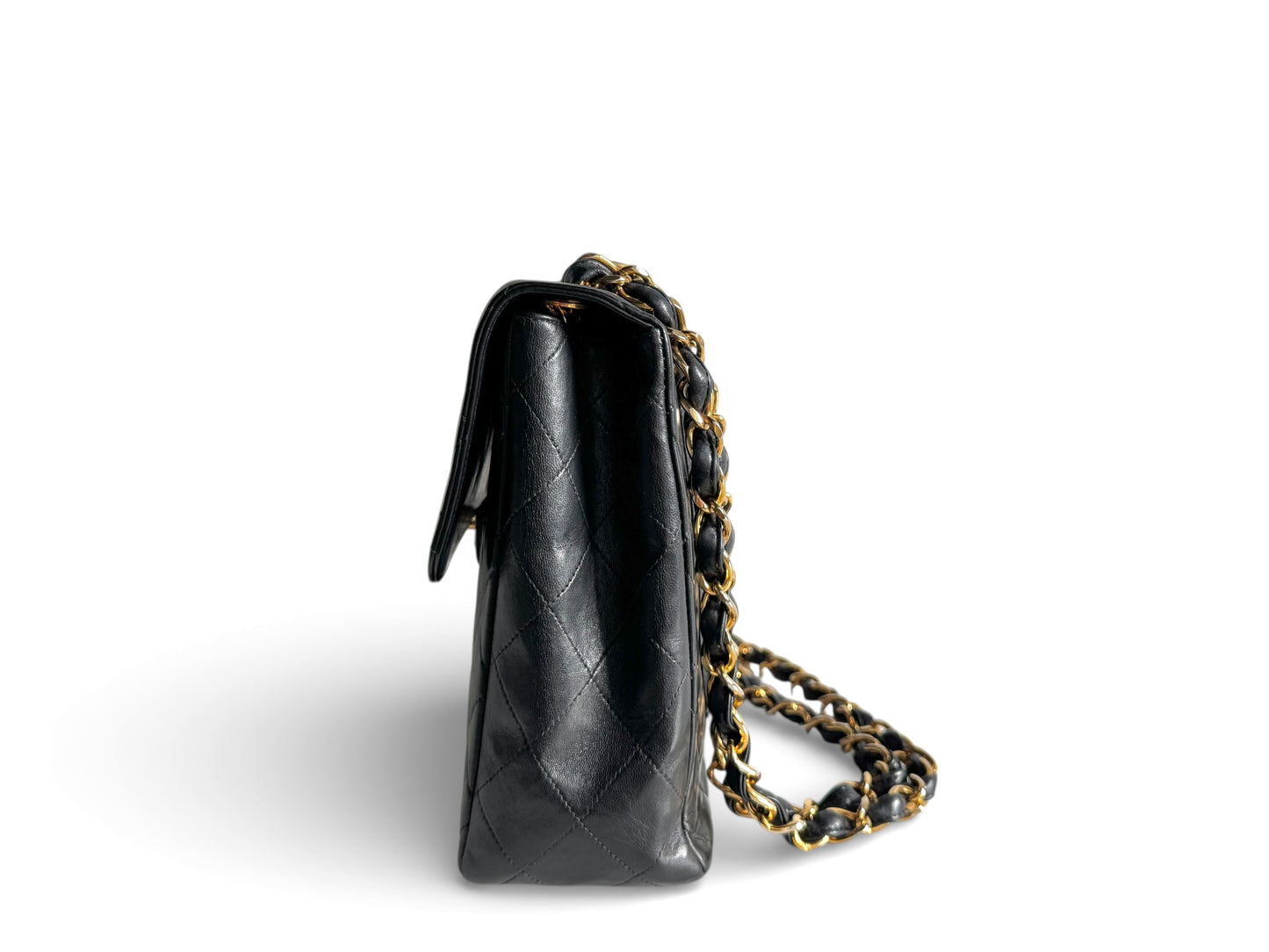 CHANEL Lambskin Quilted Jumbo Single Flap Bag