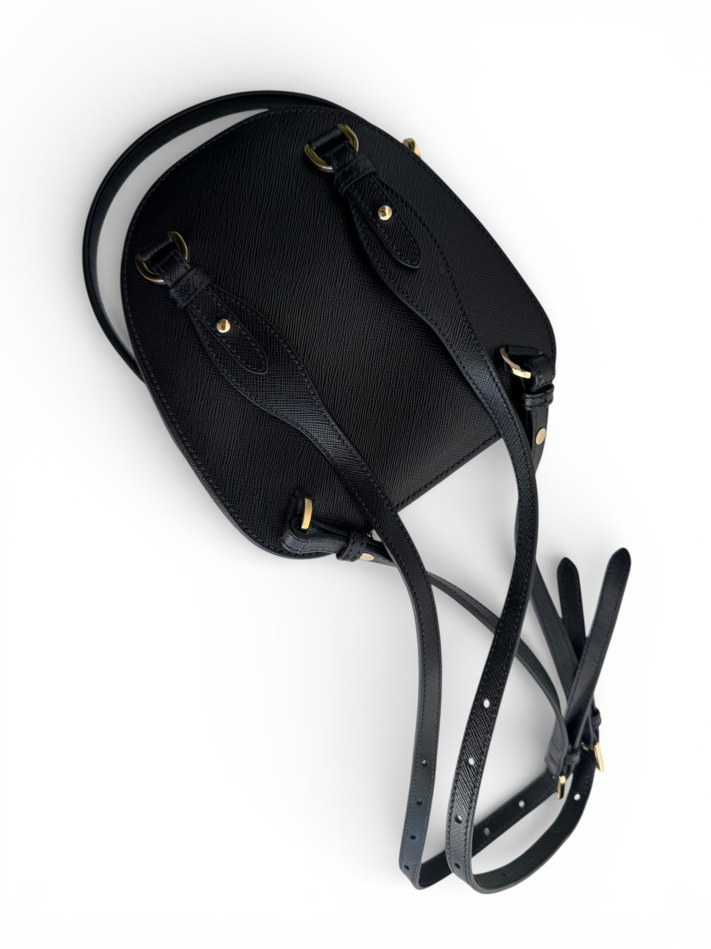 PRADA Saffiano Lux Mini Odette Backpack