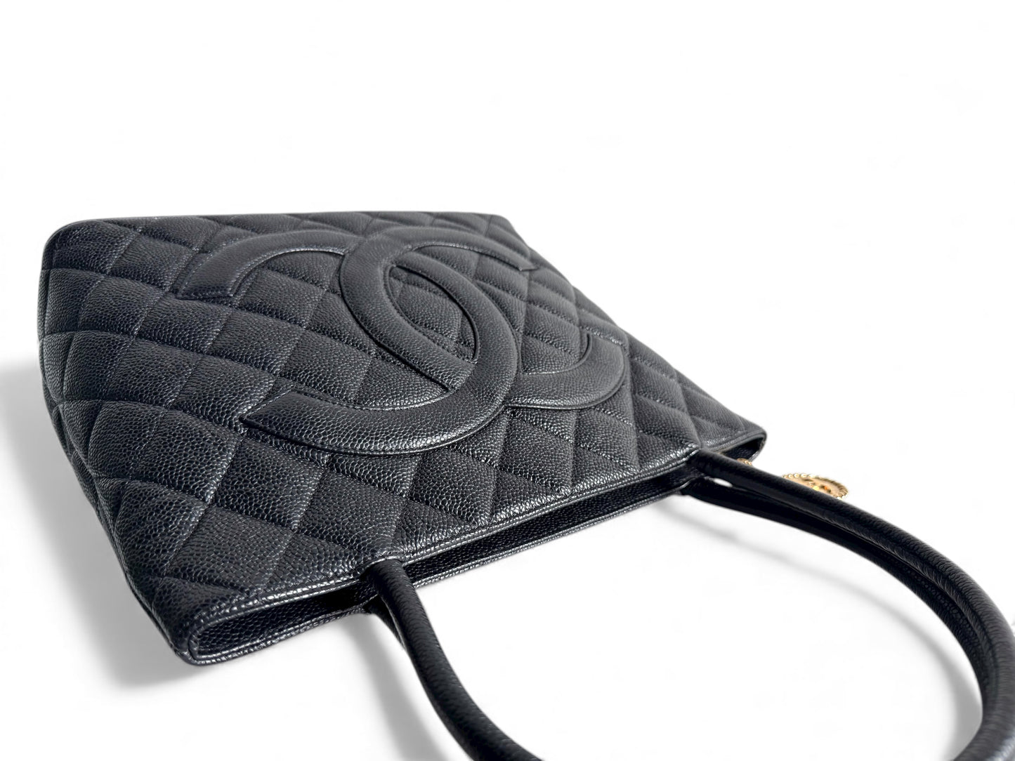 CHANEL Caviar Quilted Medallion Tote