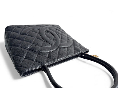 CHANEL Caviar Quilted Medallion Tote