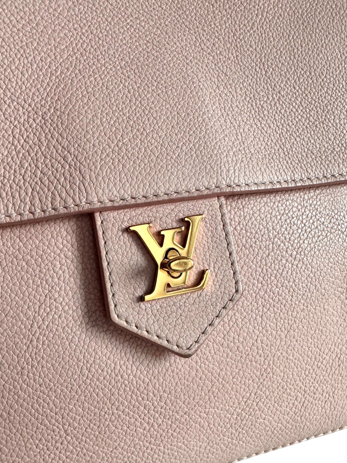 LOUIS VUITTON Calfskin Lockme PM
