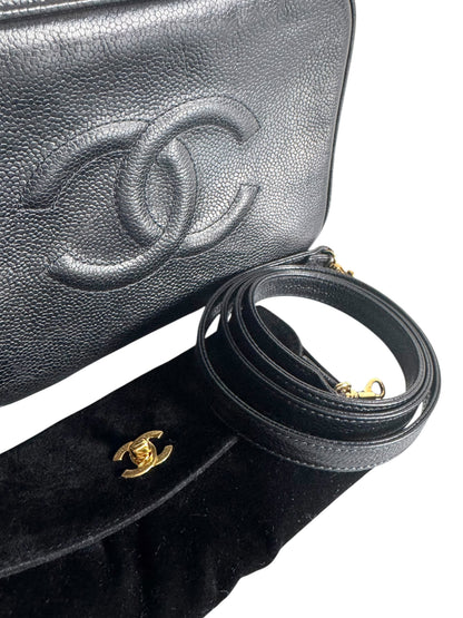 CHANEL Caviar Timeless CC Vanity Case