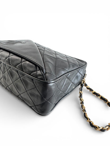 CHANEL CC Quilted Lambskin Camera Bag