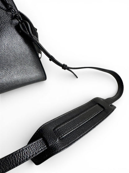 BALENCIAGA Grained Calfskin Neo Classic Black Hardware S City