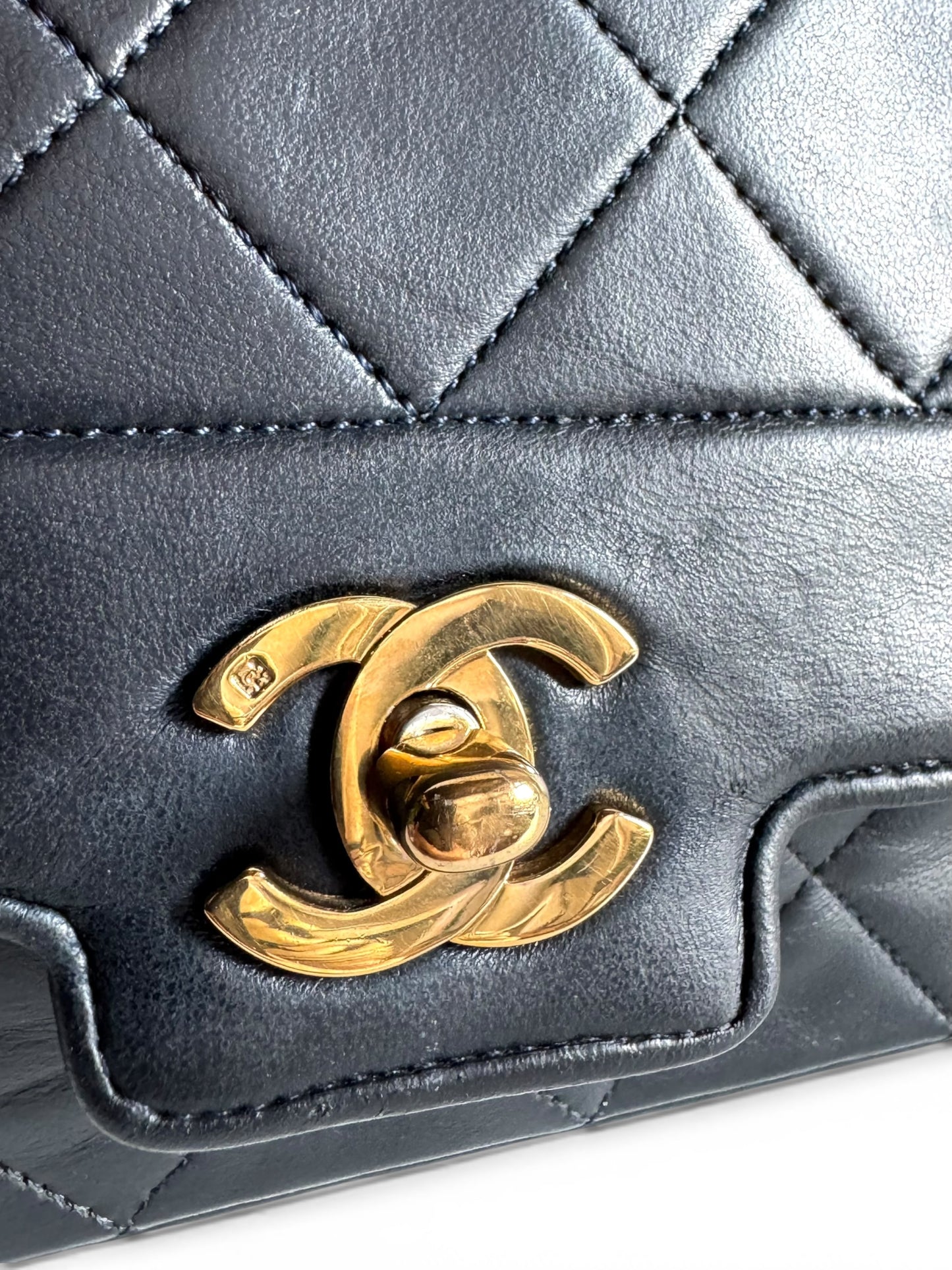 CHANEL Lambskin Small Diana Flap