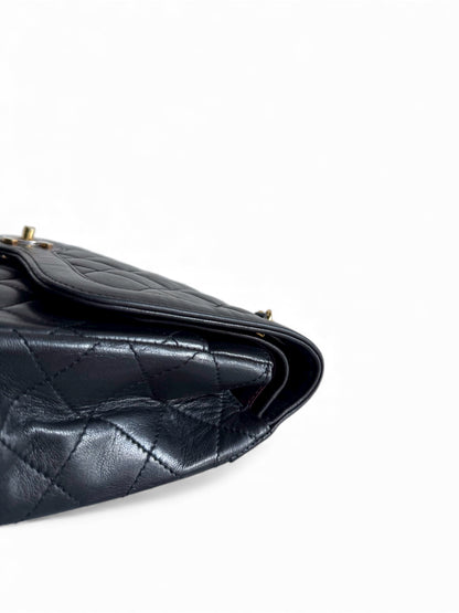 CHANEL Lambskin Quilted Medium Double Flap Bag