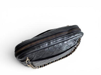 CHANEL Vintage Quilted Camera Bag