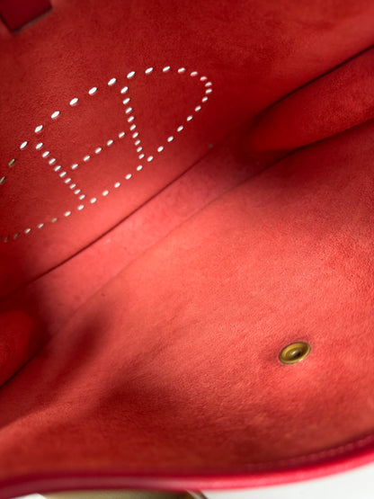 HERMES Courchevel Evelyne GM Rouge