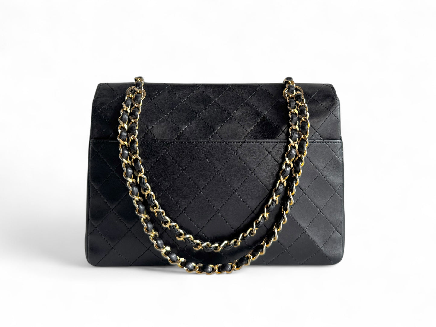 CHANEL Lambskin Quilted Medium Single Flap