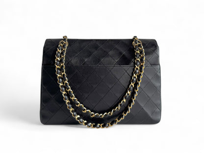 CHANEL Lambskin Quilted Medium Single Flap