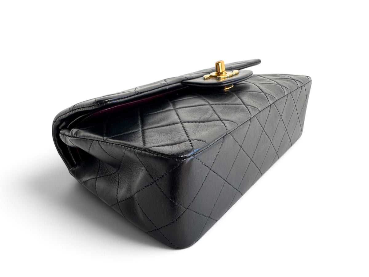 CHANEL Lambskin Quilted Small Double Flap
