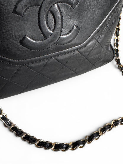 CHANEL Lambskin Quilted Tassel Camera Case
