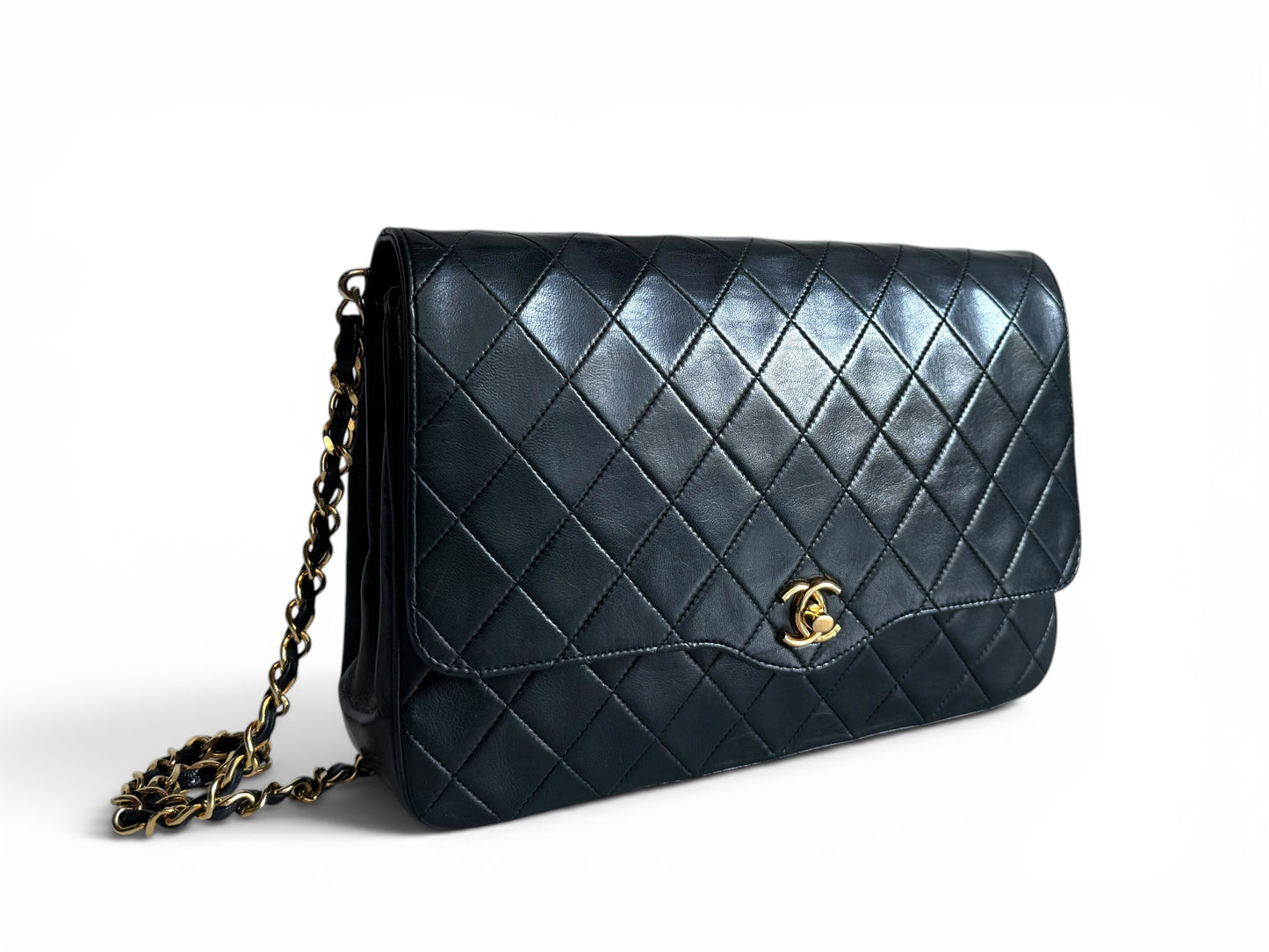 Chanel Lambskin Vintage Single Flap Bag