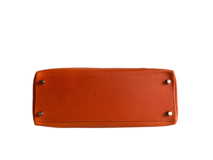 HERMÈS Kelly 32 Gulliver Orange