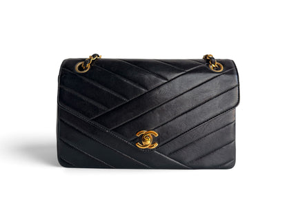 Chanel Medium Chevron Flap Bag