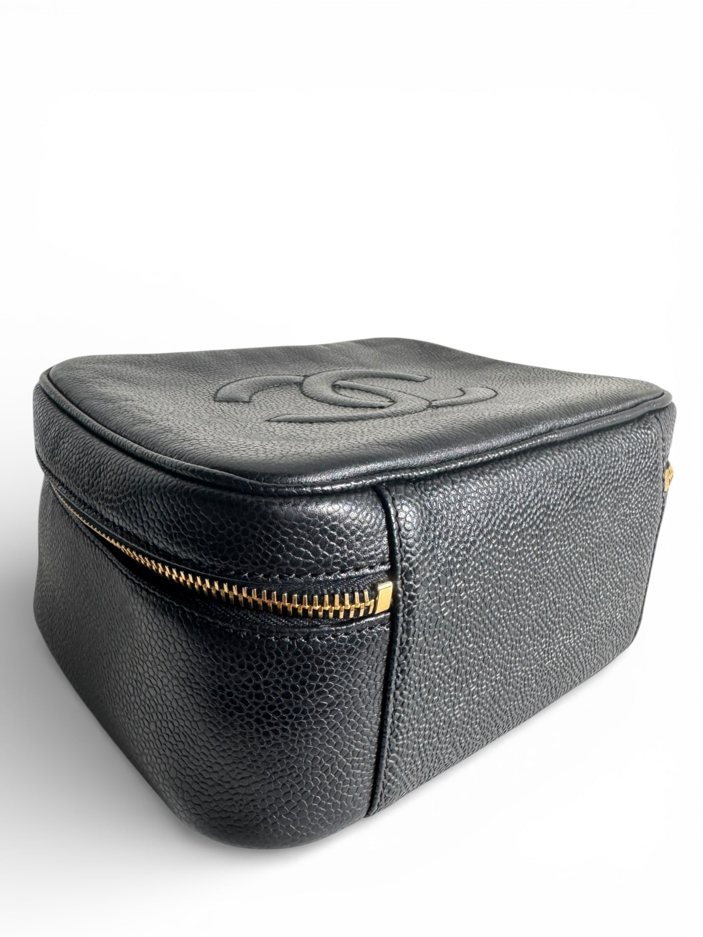 CHANEL Caviar Timeless CC Vanity Case