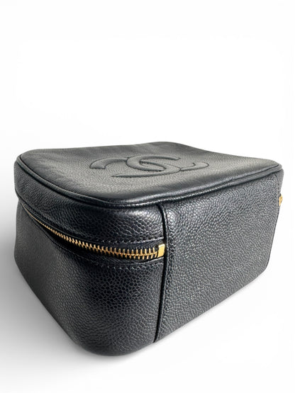 CHANEL Caviar Timeless CC Vanity Case