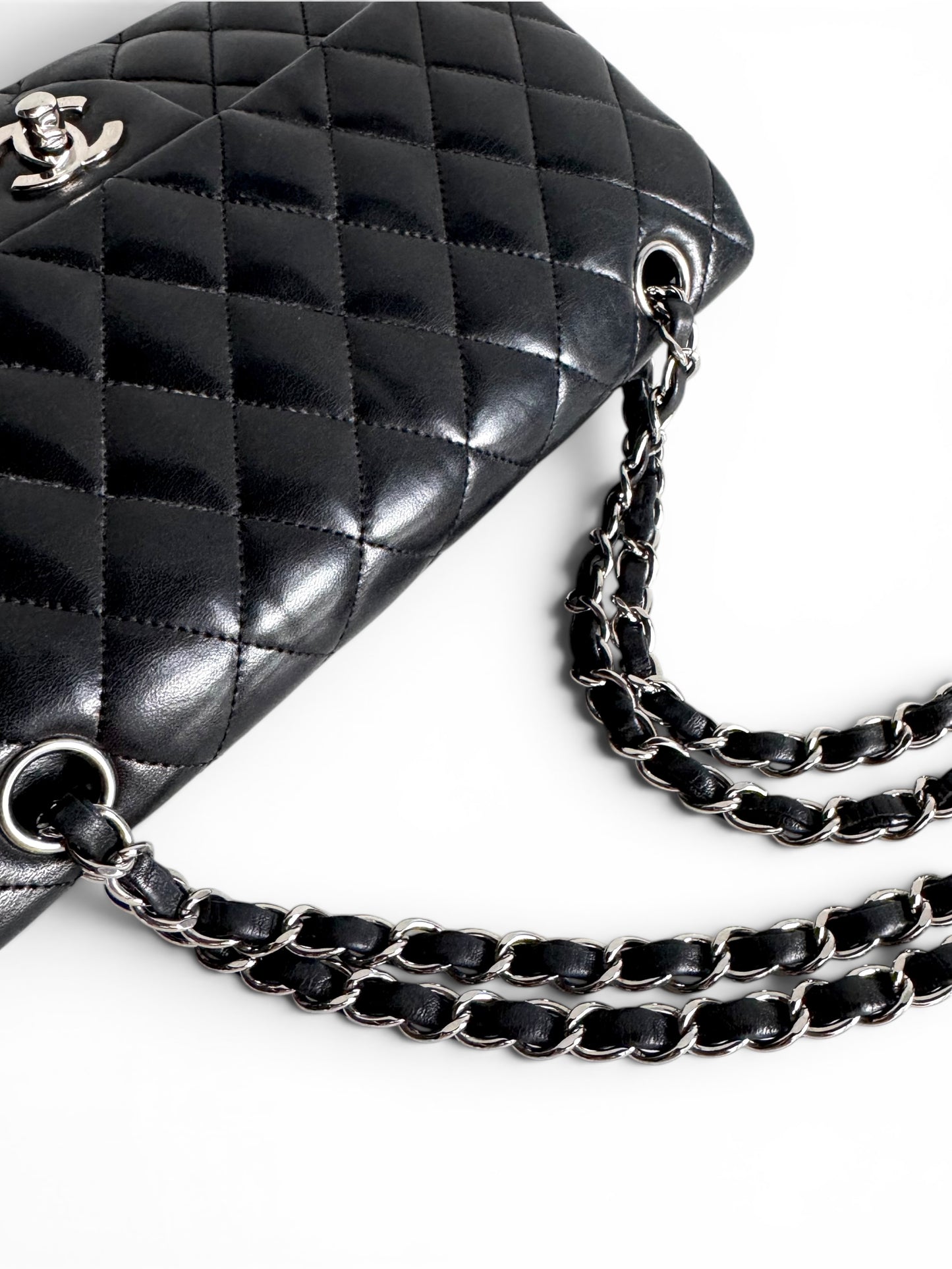 CHANEL Classic 11.12 Lambskin Medium Double Flap
