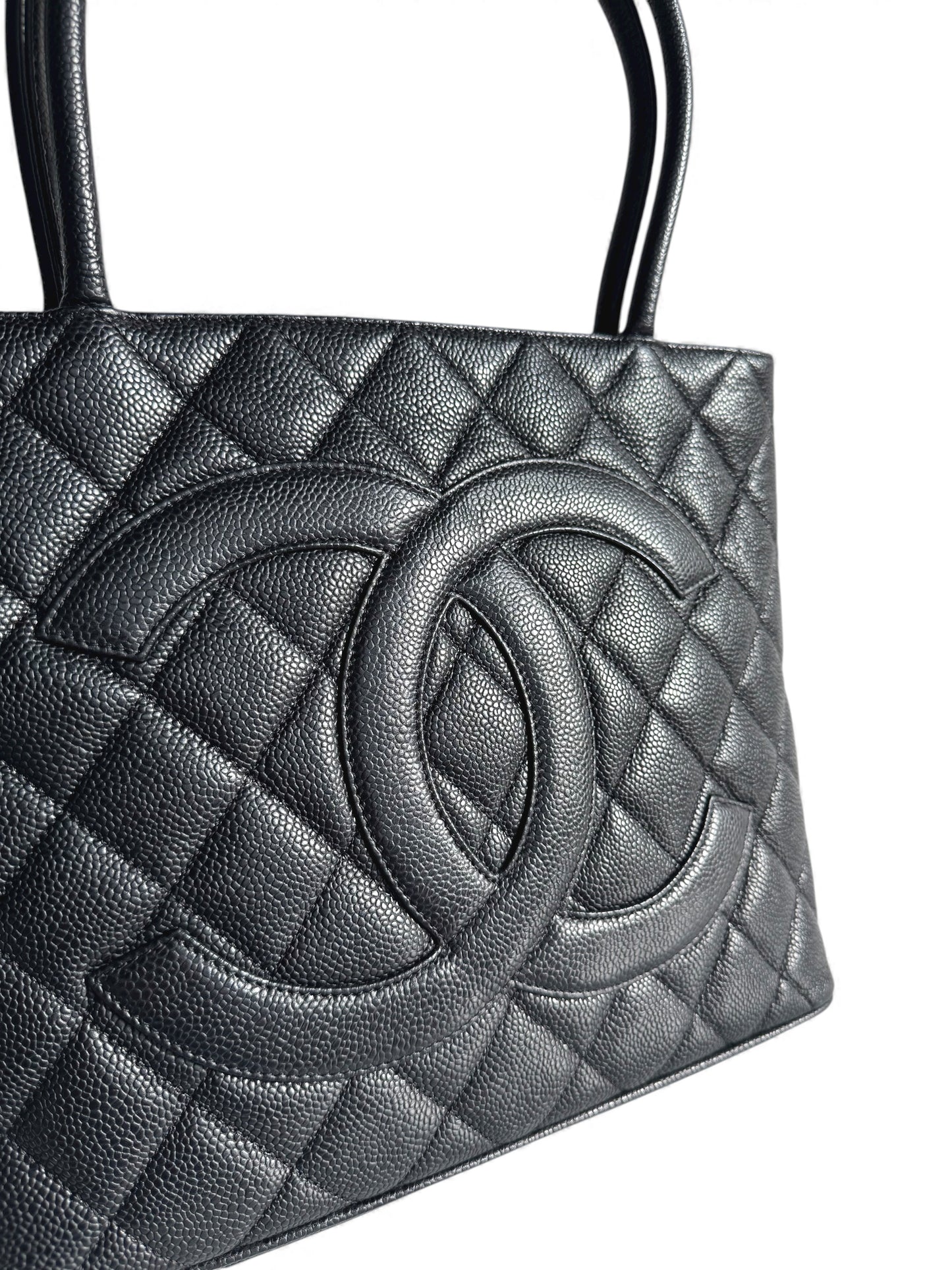 CHANEL Caviar Quilted Medallion Tote
