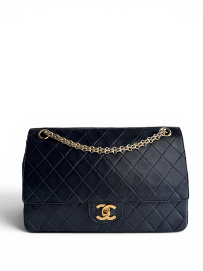 CHANEL Lambskin Medium Mademoiselle Double Flap