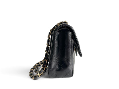 CHANEL Lambskin Quilted Small Double Flap